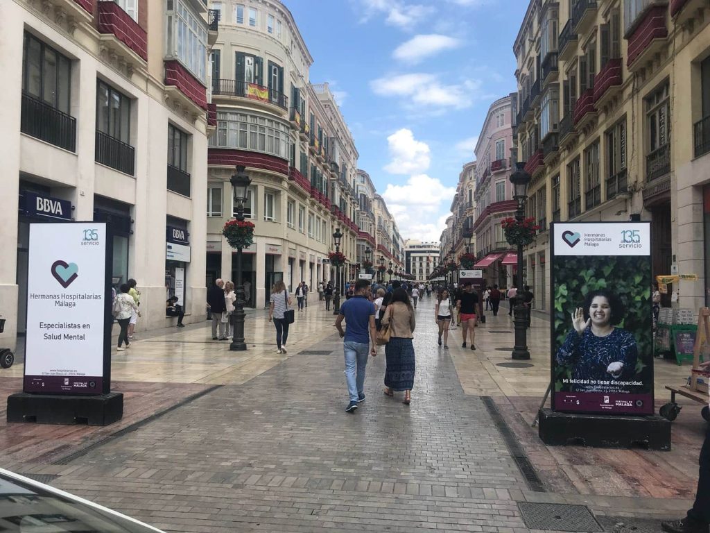 Exposición calle Larios