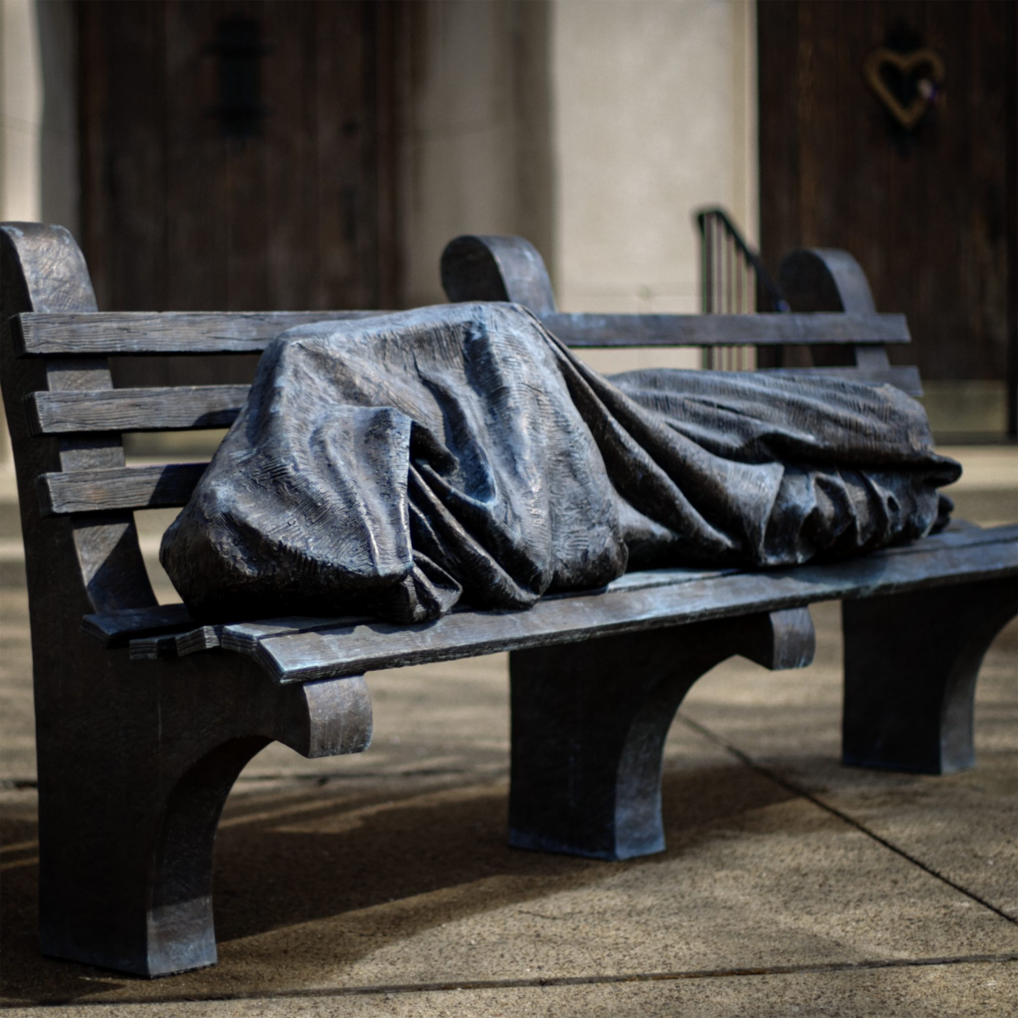 Homeless Jesus Statue